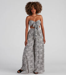 Eye Of The Tiger Palazzo Pants