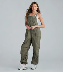 Effortless Done-In-One Parachute Cargo Overalls