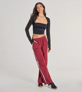 Star Of The Track High-Rise Striped Track Pants