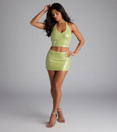 Major Stunner Sequin Mini Skirt