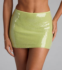 Major Stunner Sequin Mini Skirt