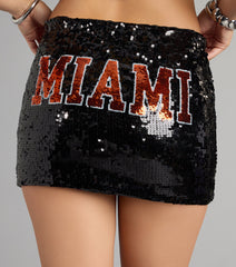 U Already Know Sequin Miami™ Mini Skirt