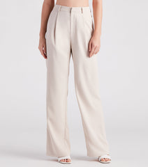 Elevated Style Wide-Leg Trouser Pants
