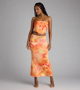 Perfect Symphony Floral Maxi Skirt