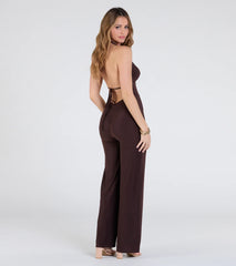 Dinner At Sunset Open Back Wide-Leg Jumpsuit