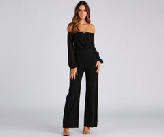 Mesmerizing Off-The-Shoulder Jumpsuit