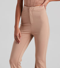 In Office Ponte Flare Trouser Pants