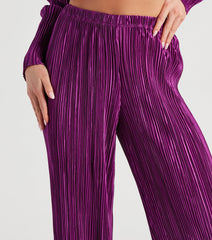 Dinner Date Satin Wide Leg Pants