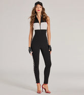 Nitro Speedster Sleeveless Checkered Jumpsuit