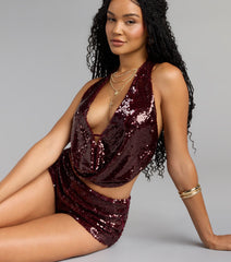 All That Glitters Sequin Hot Shorts