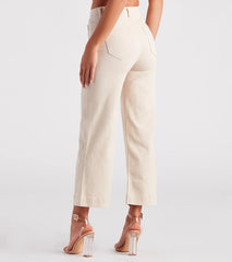 Go-Getter High Rise Wide Leg Denim Jeans