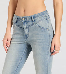 Vibe Check High-Rise Flare Denim Jeans