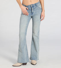 Vibe Check High-Rise Flare Denim Jeans