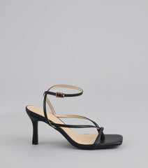 Strut Factor Thong Strappy Stiletto Heels