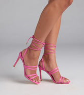 Major Moment Lace-Up Stiletto Heels