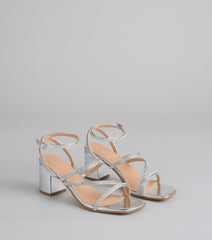 Made You Sparkle Rhinestone Block Heels