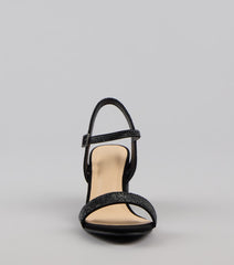 Disco Dreams Rhinestone Block Heels