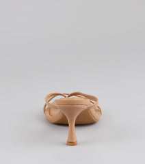 Sips And Sunshine Strappy Thong Mules