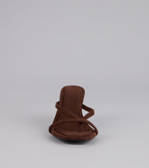 Minimal Mood Faux Suede Kitten Heels