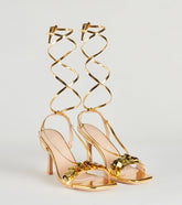 Remember Me Metallic Sequin Stiletto Heels