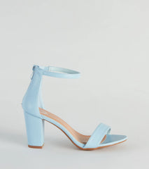 Gorgeous Height Faux Leather Block Heels