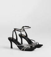 So Icy Rhinestone Kitten Stiletto Heels