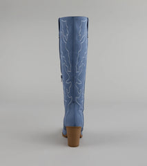 Kick Up the Fun Cowboy Knee High Boots