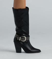 New Sheriff In Town Western Buckle Boots