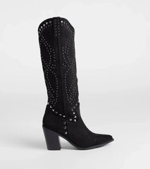 Western Edge Studded Cowboy Boots