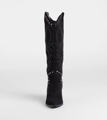 Western Edge Studded Cowboy Boots