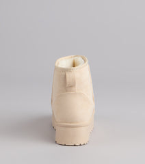 Toasty Steps Cozy Platform Booties