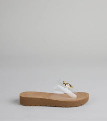 Heart Eyes Only Slide Sandals