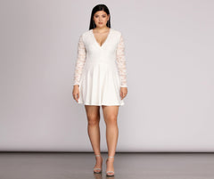 Plus La La Lace Dress