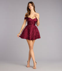 Winslow Off-The-Shoulder Skater Dress