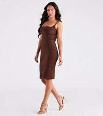 Annika Formal Mid-Length Bandage Dress