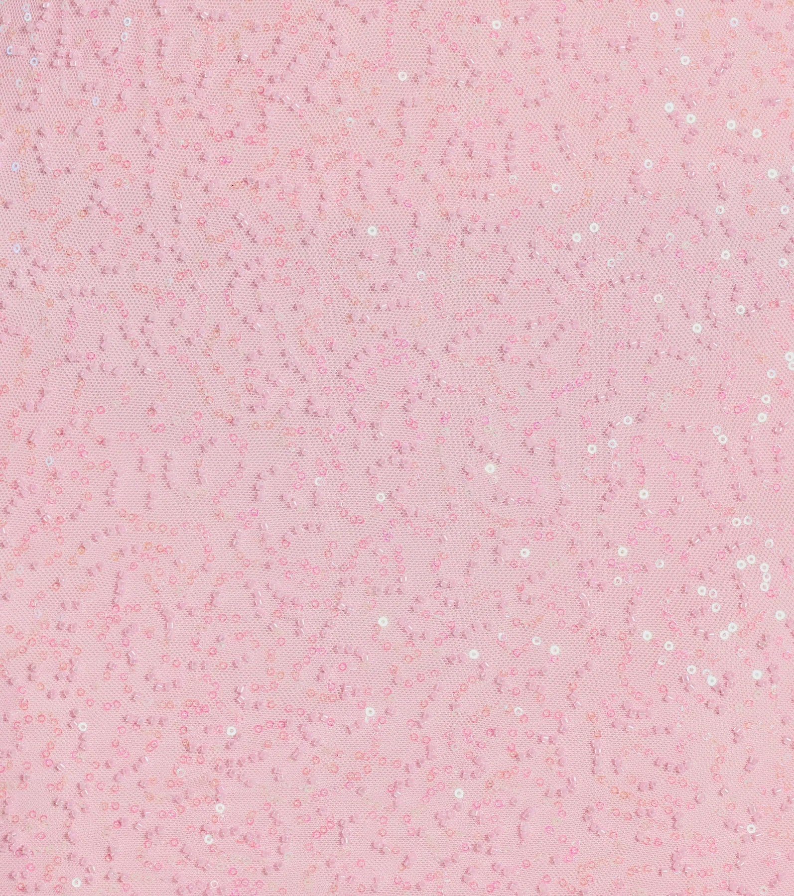 Karla V-Neck Beaded Sequin A-Line Mini Dress