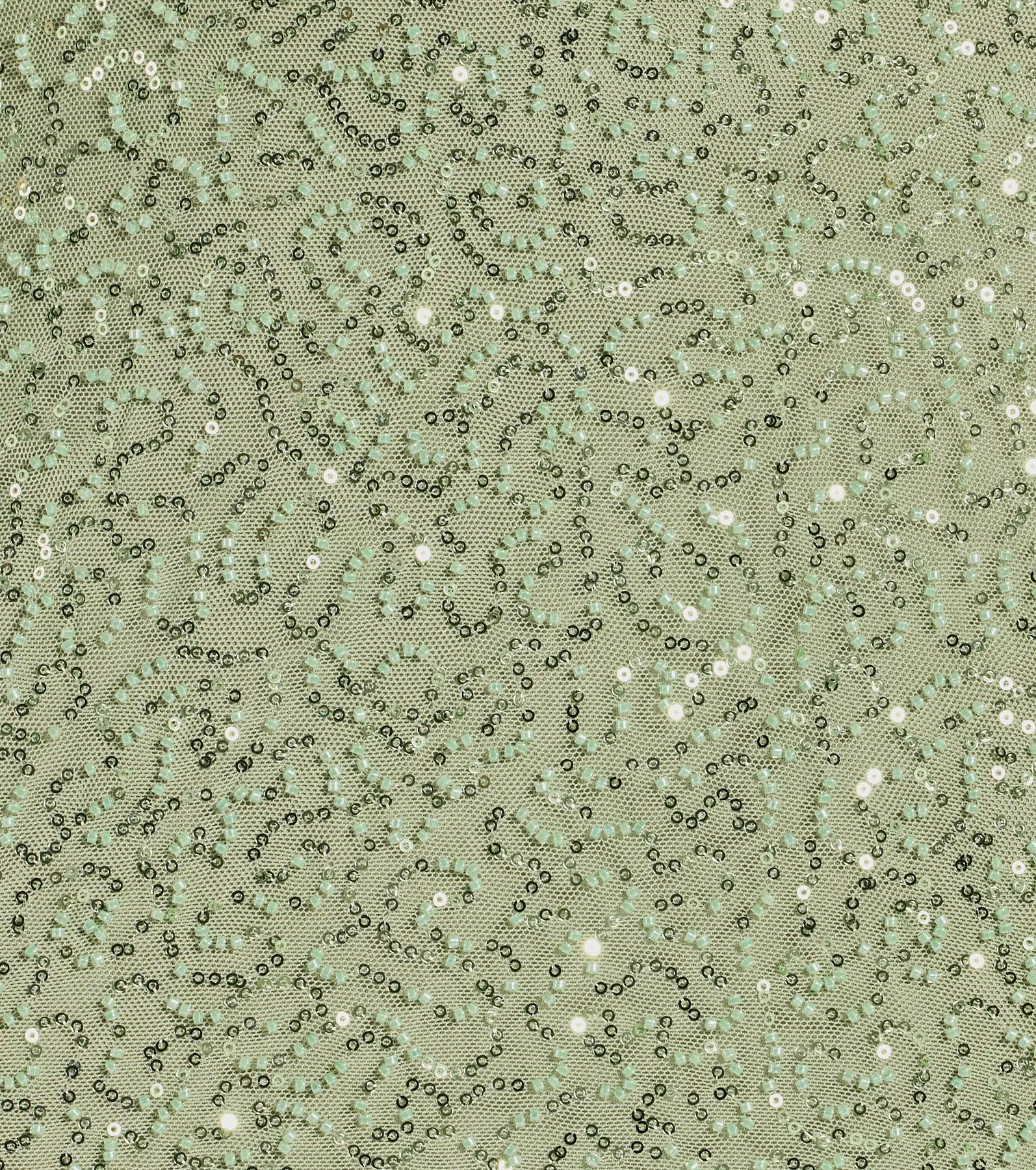 Kristine Beaded Sequin Strappy Back Skater Dress