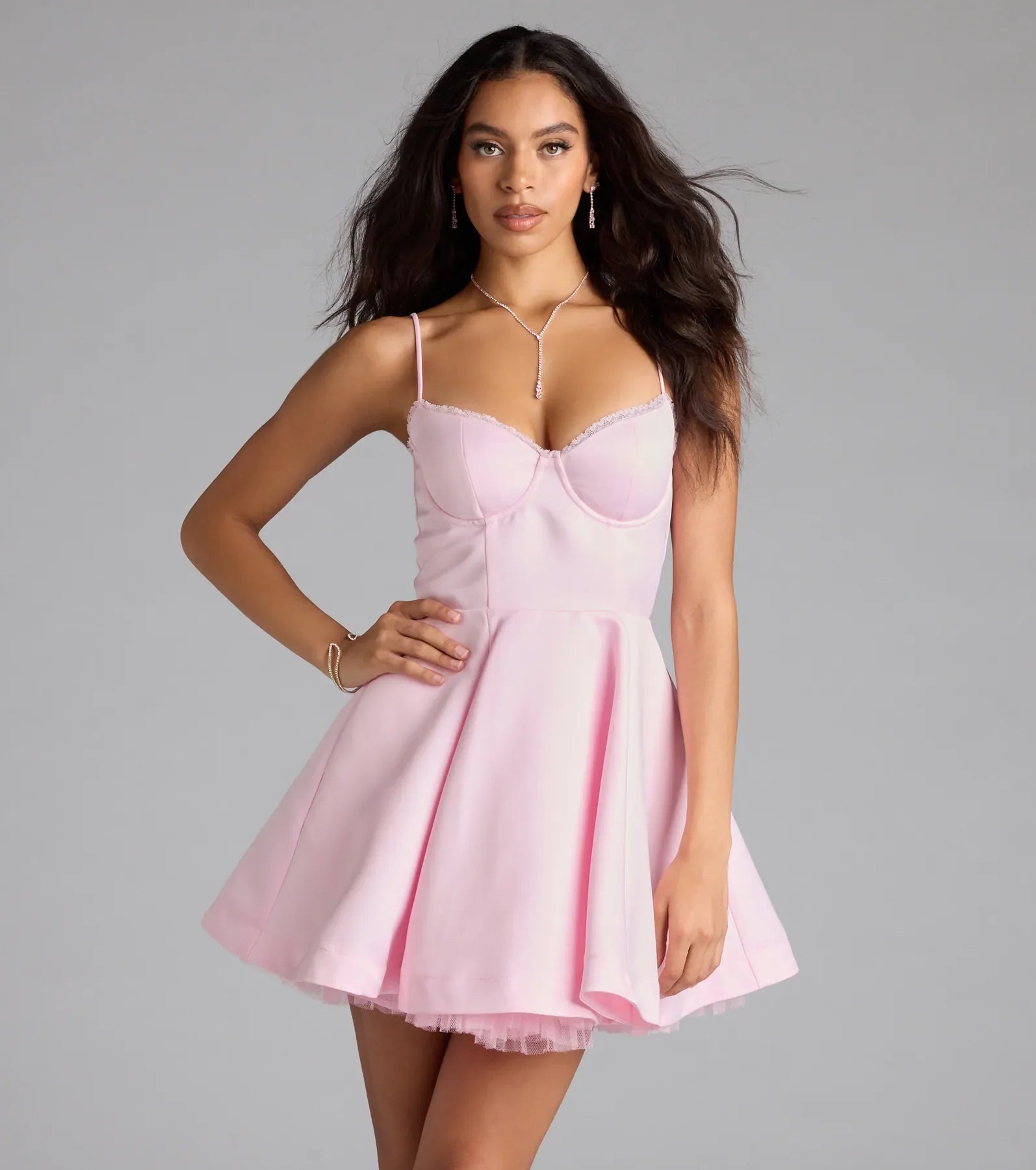 Kristiana Sweetheart A-Line Short Dress