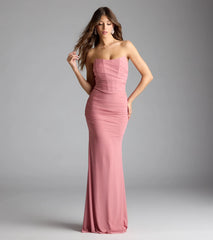 Kenzie Corset Mermaid Mesh Formal Dress