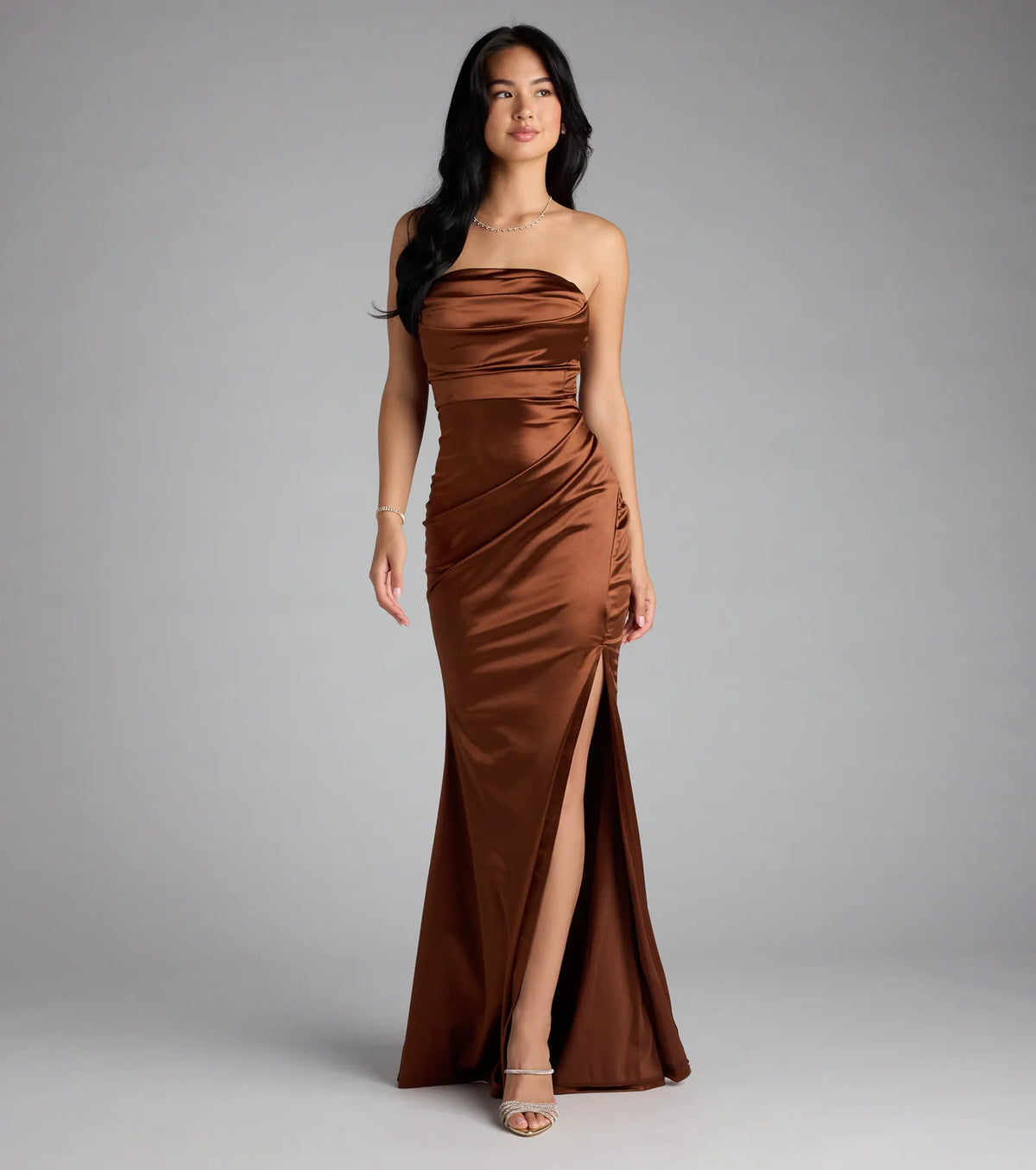 Elani Satin Mermaid Formal Dress