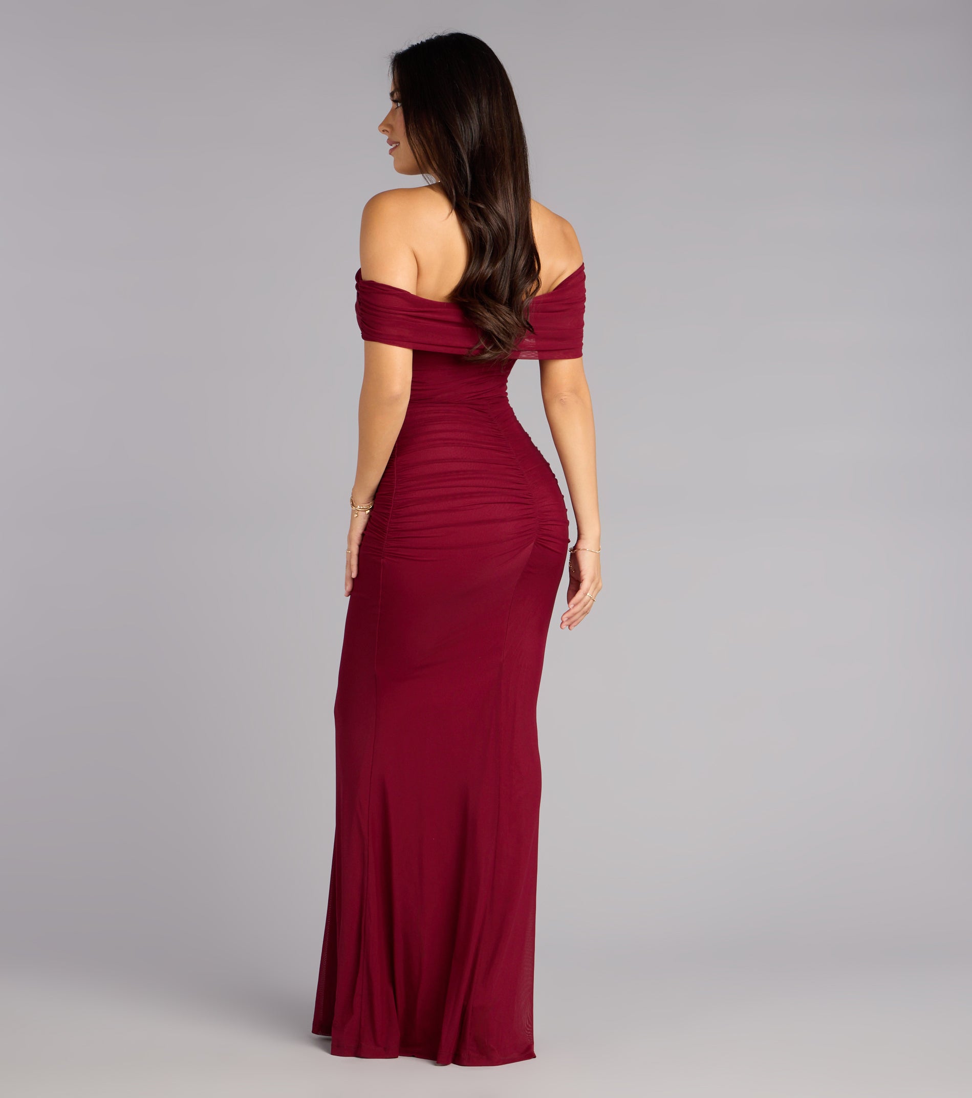 Ashlynn Off-Shoulder Mermaid Formal Dress