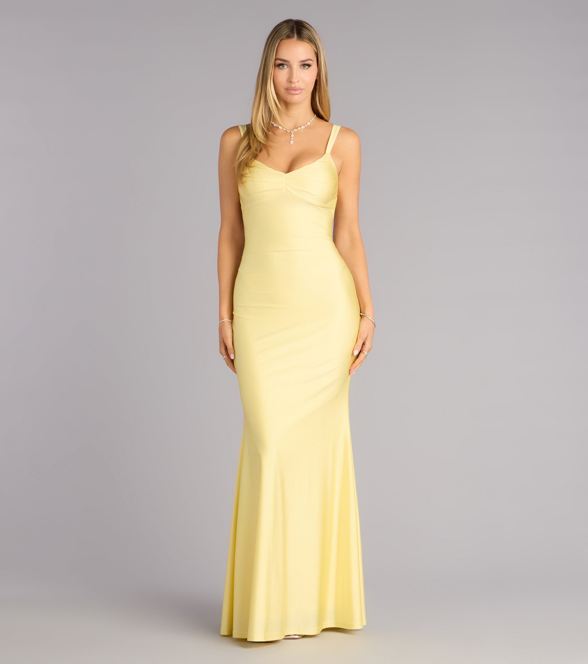 Trish Open Back Mermaid Formal Dress
