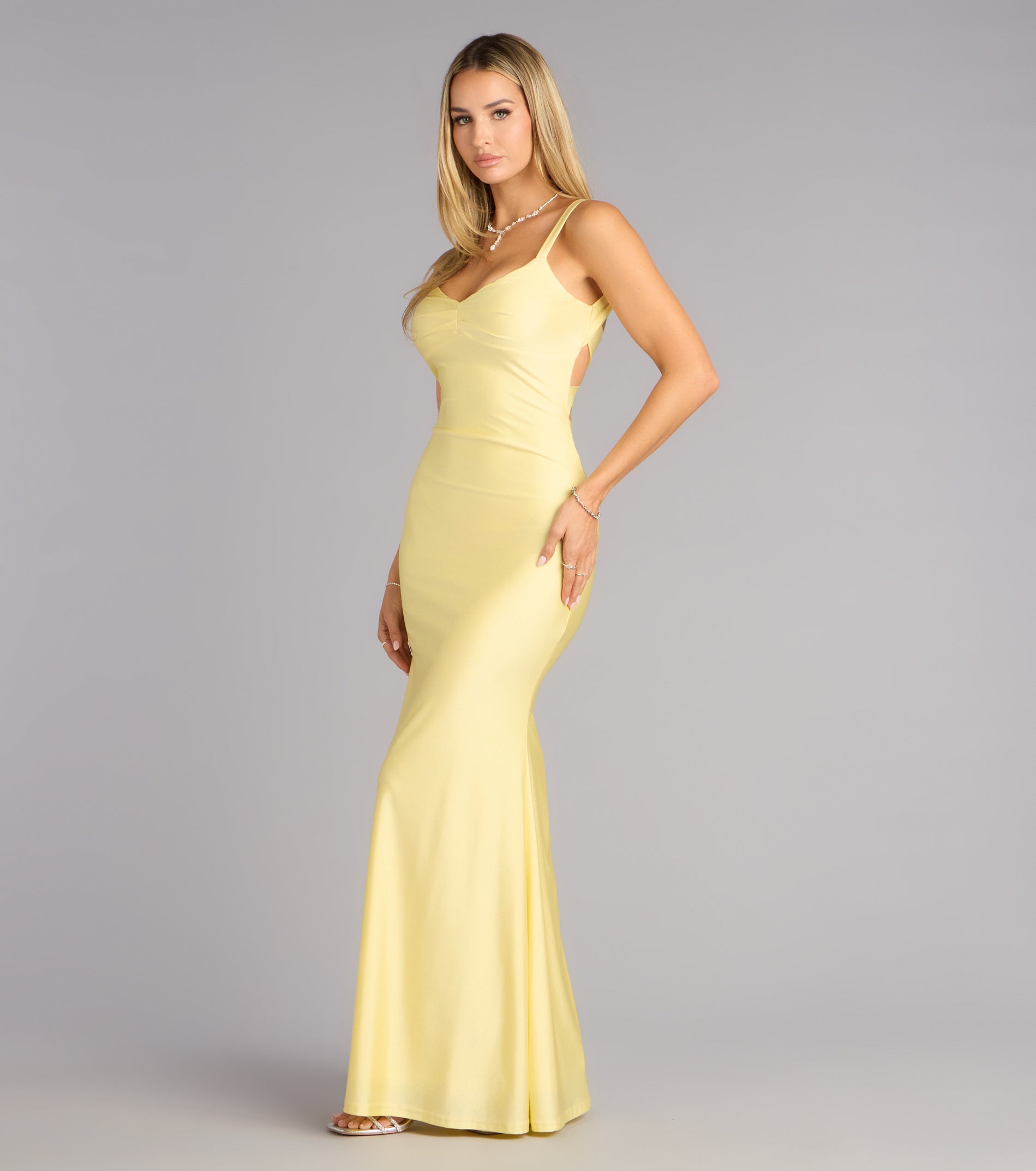 Trish Open Back Mermaid Formal Dress