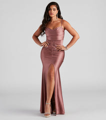 Hazel-Anne Formal Ruched Mermaid Dress