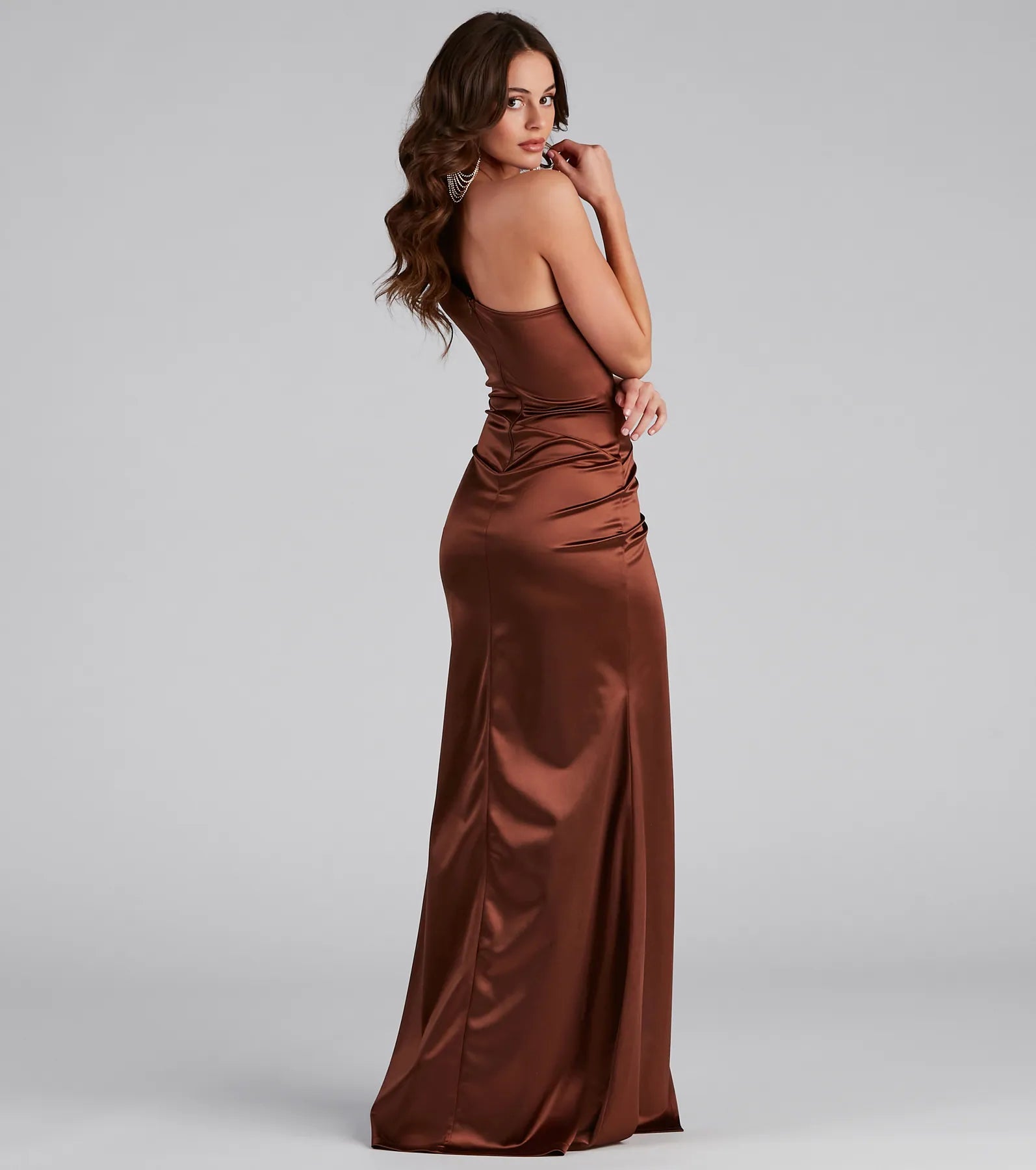 Brenda One-Shoulder Formal Dress