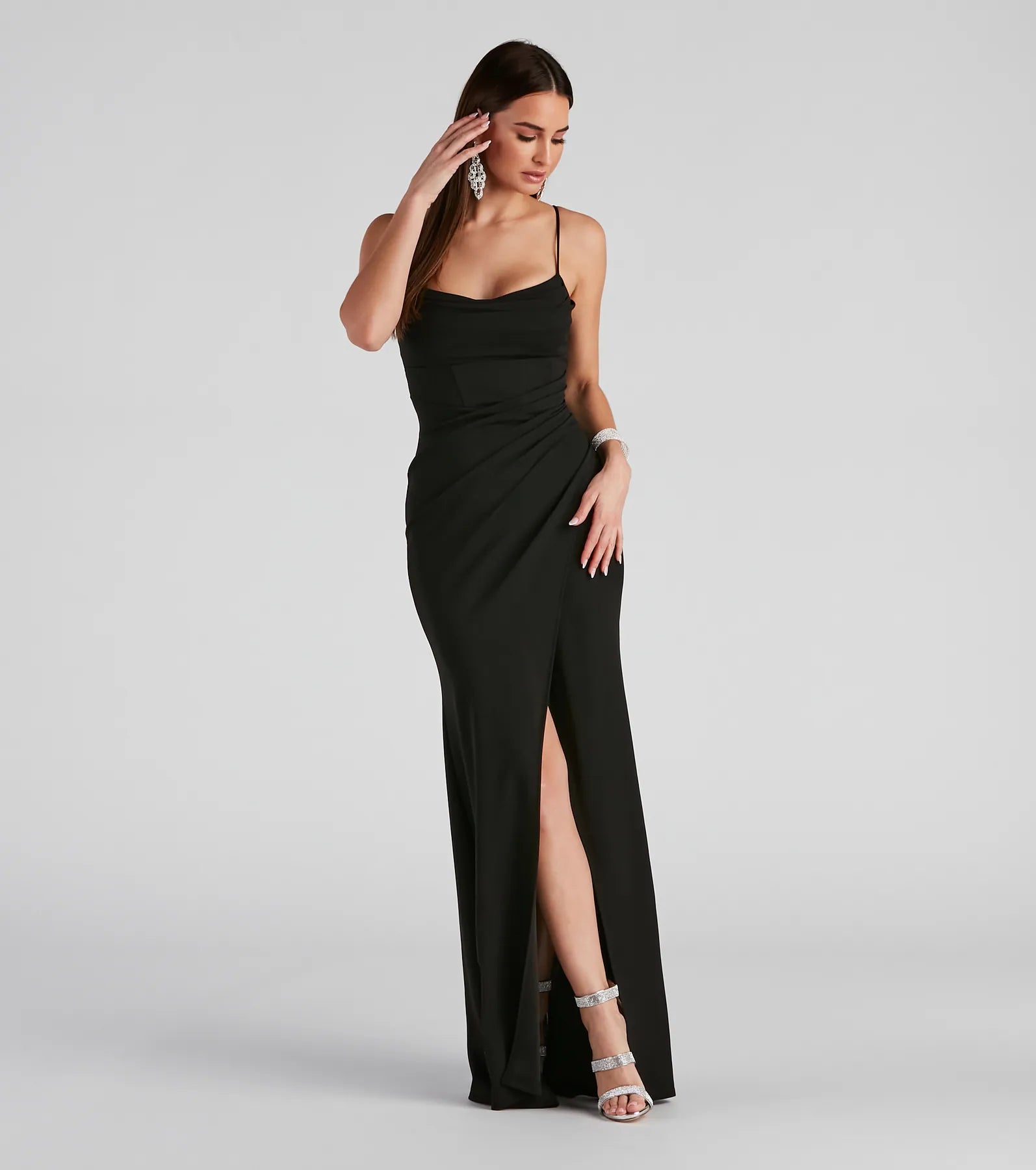 Tillie Formal Corset Crepe Dress