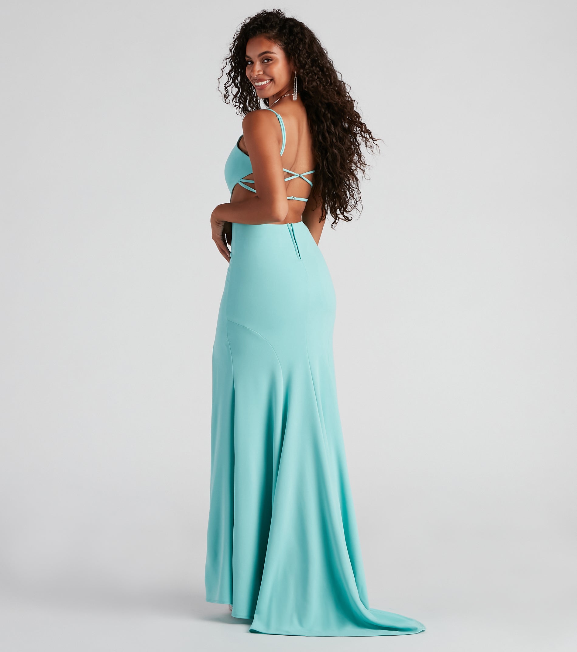 Maves Formal High Slit Mermaid Dress