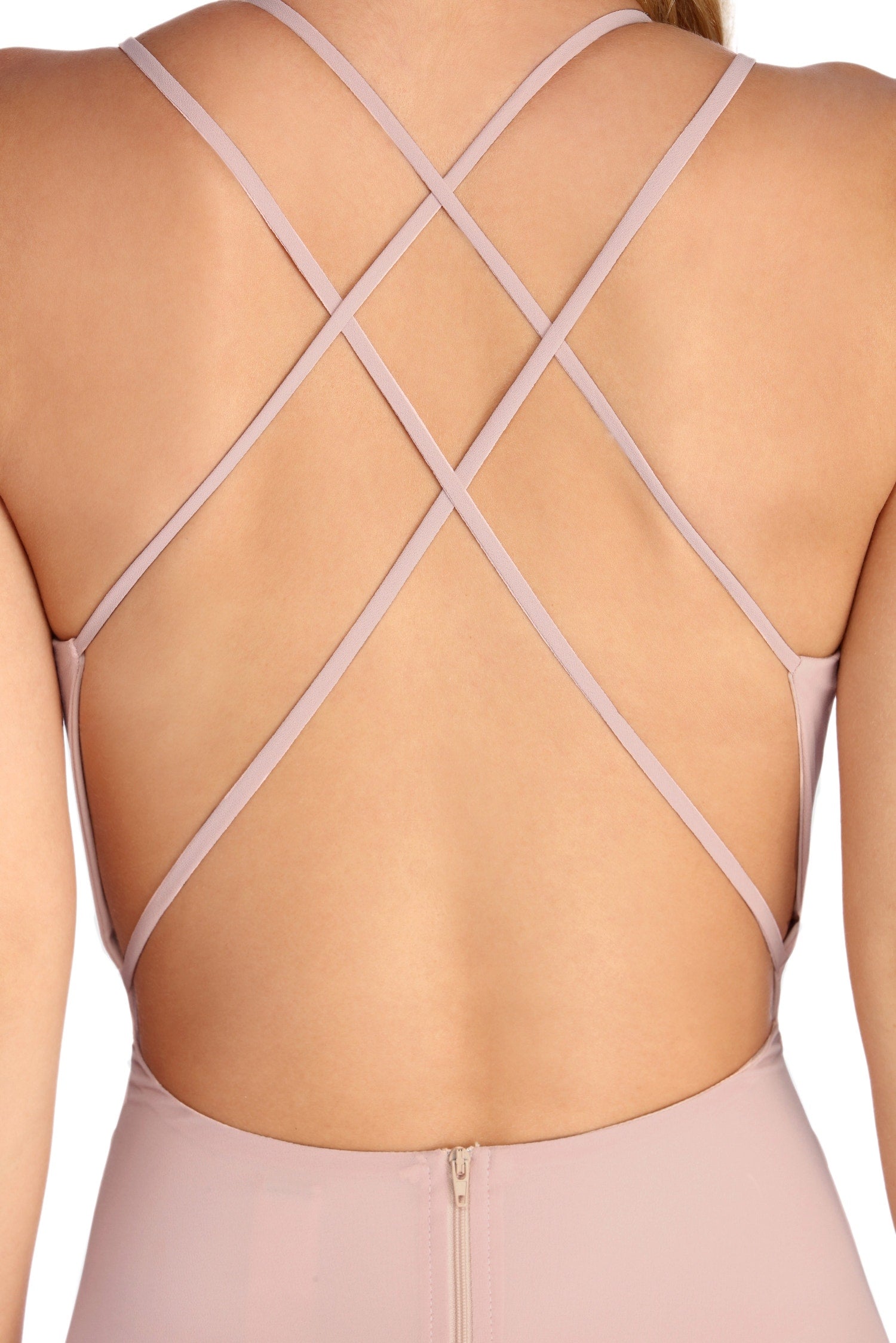 Hannah Formal Pleated Chiffon Dress