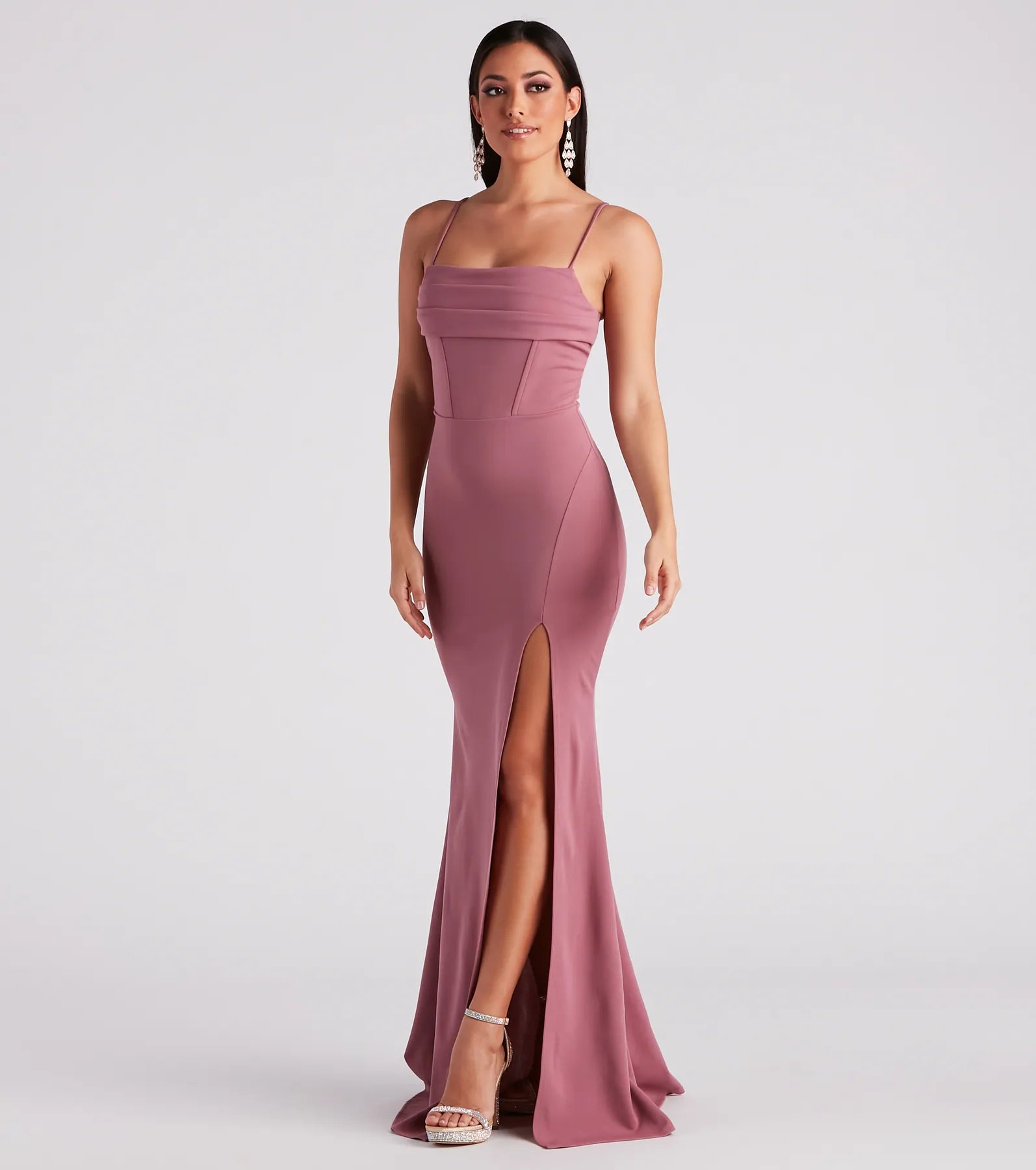 Anna Formal High-Slit Mermaid Dress