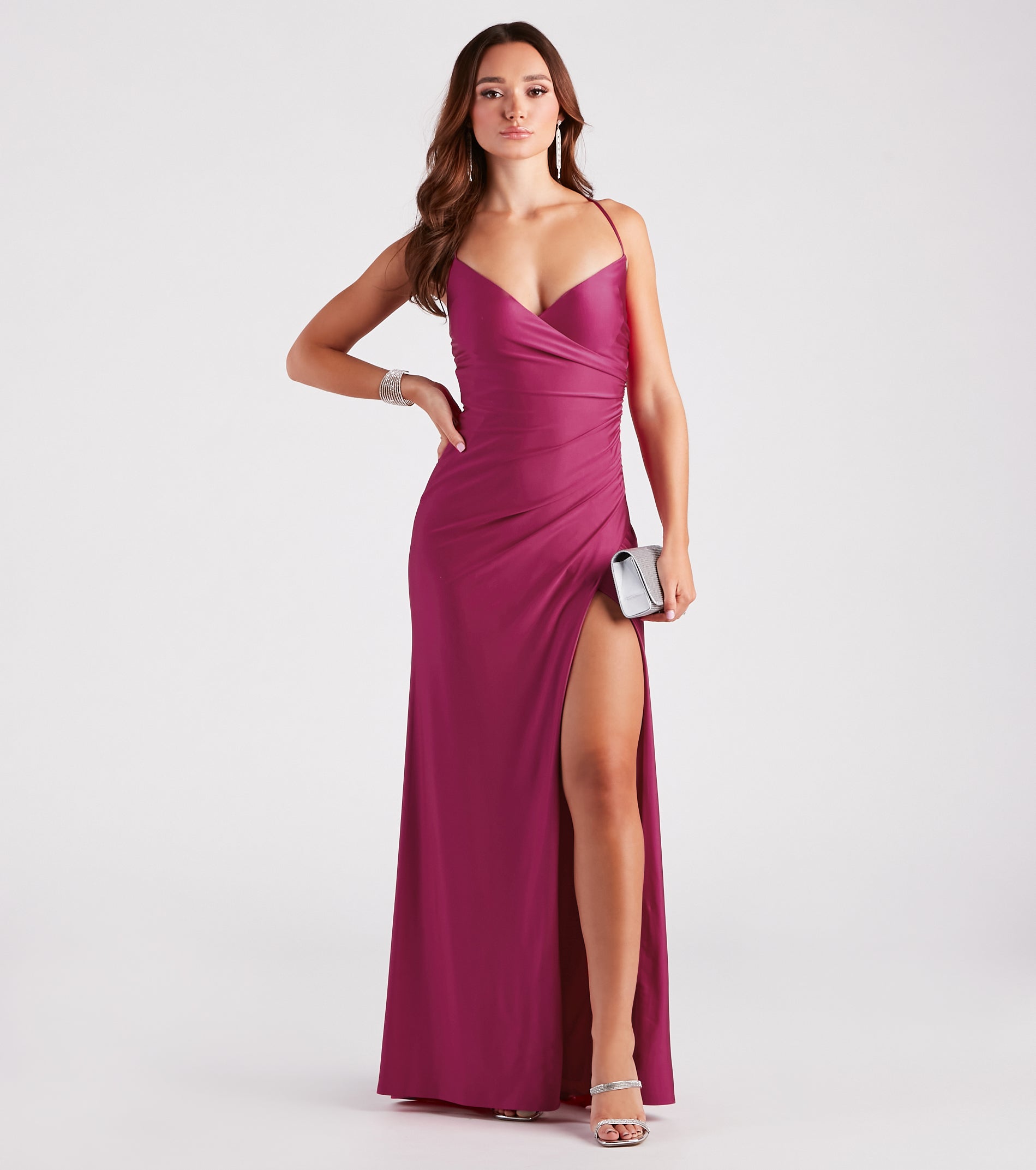 Maribelle Formal V-Neck Mermaid Dress